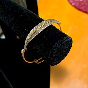 Alex and Ani Quill Feather Bracelet